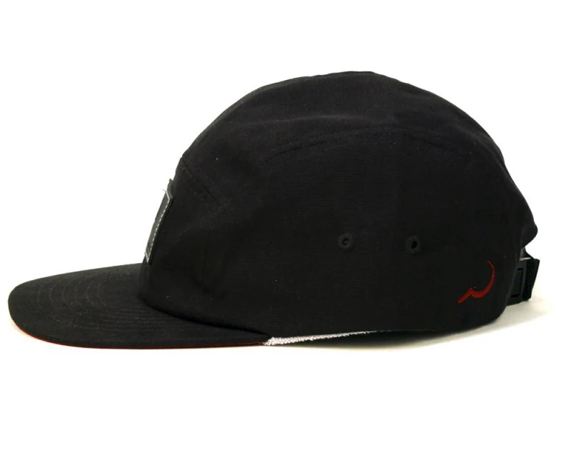 GC 5-Panel Cap Black / Burgundy - Image 2