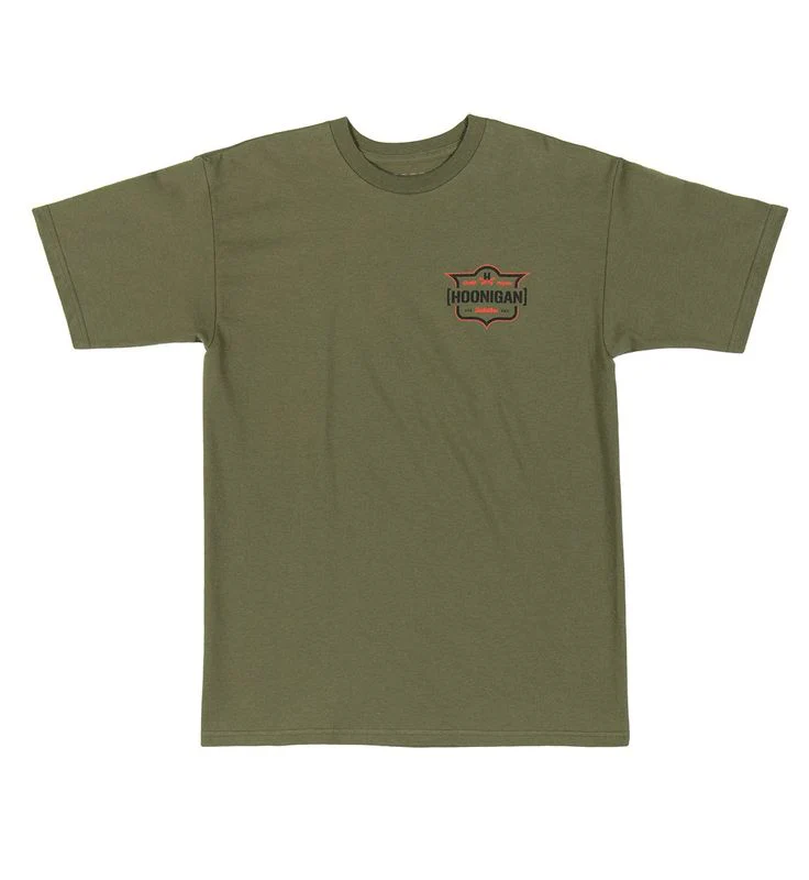 Hoonigan T-Shirt Emblem military green - Image 2