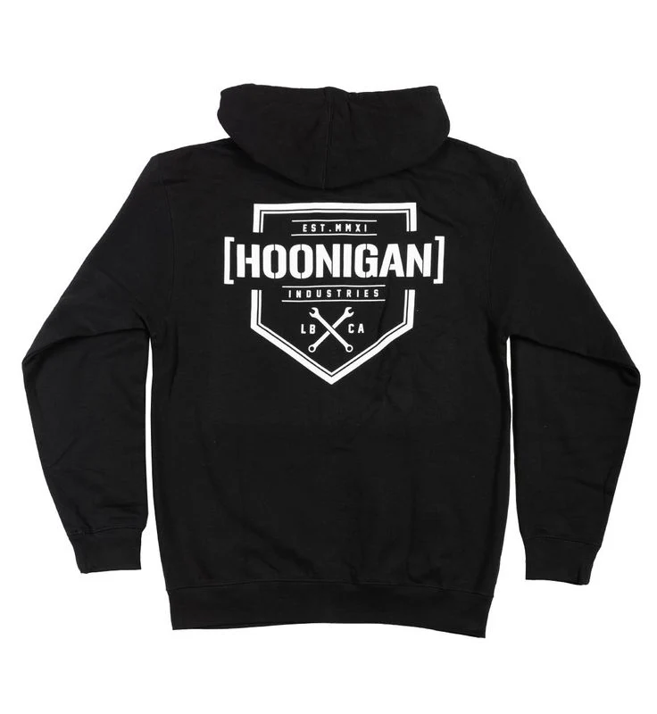 Hoonigan Zip-Up Hoodie Bracket X black/white - Image 2