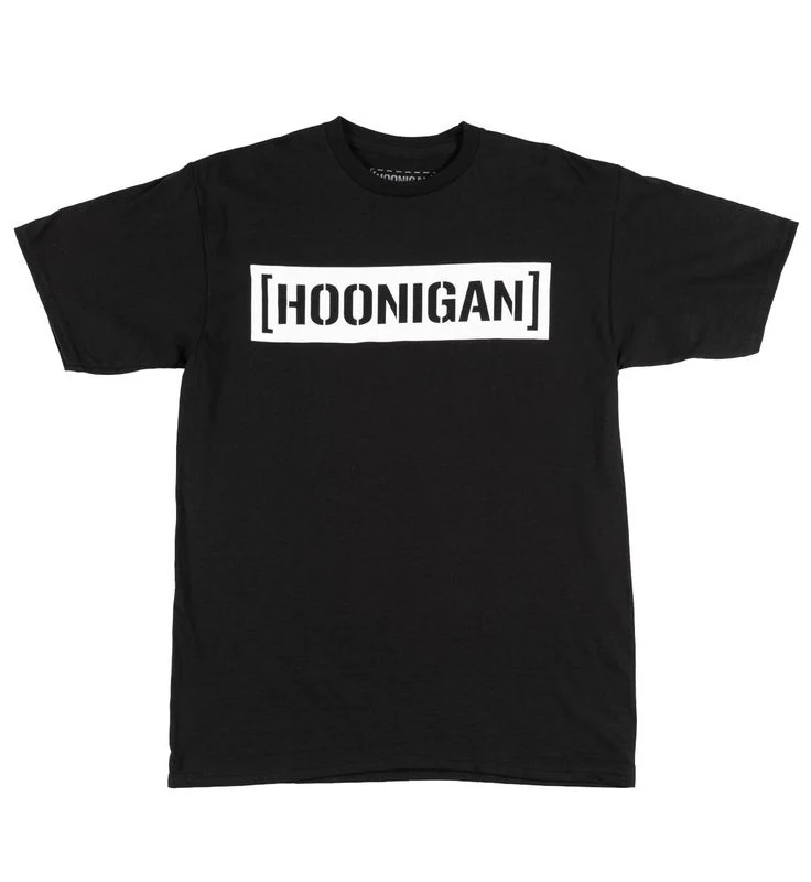 Hoonigan T-Shirt Censor Bar black/white