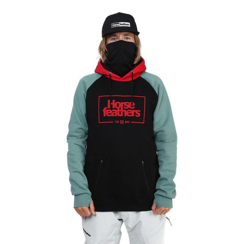 Horsefeathers Hoodie Sherman II true red/oil blue - Image 3