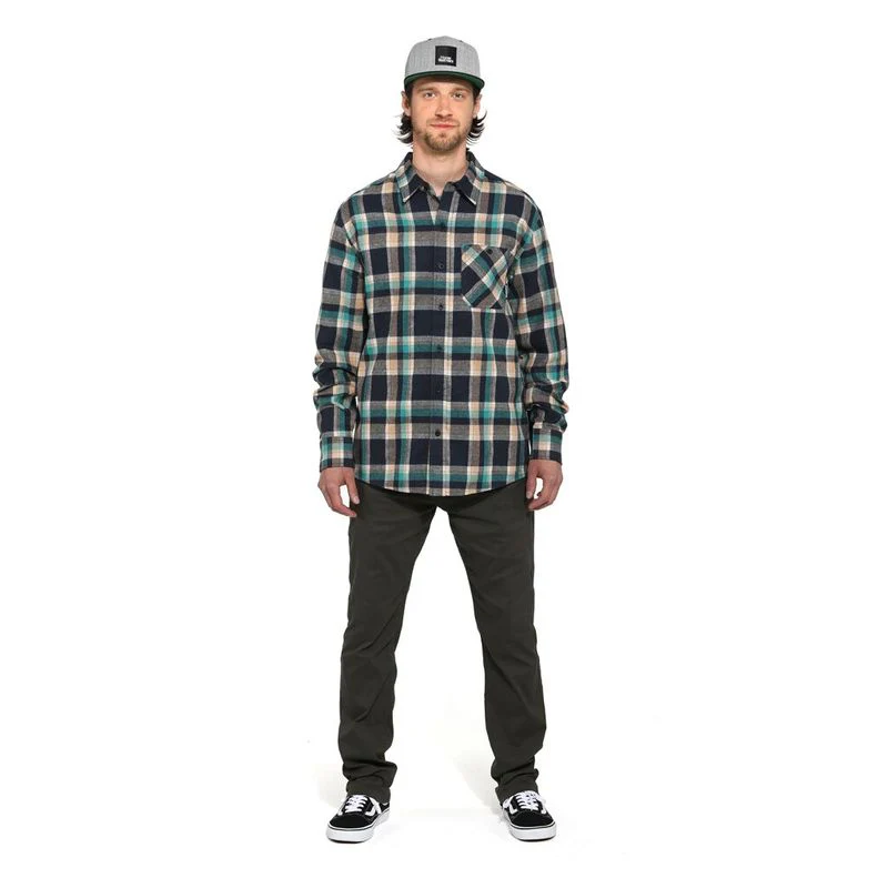 Horsefeathers Shirt Melvin scuba blue - Image 5