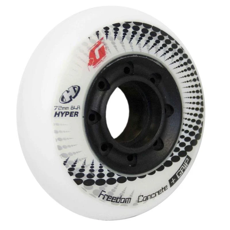 Hyper Wheels Concrete +G 72mm white - Image 2
