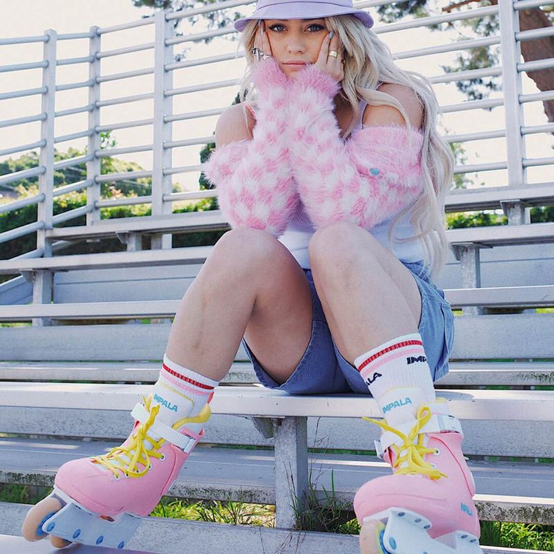 Impala Lightspeed Inline Skate Pink Yellow - Image 7