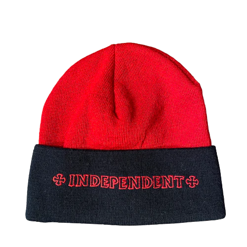 Independent Beanie Retro red/black