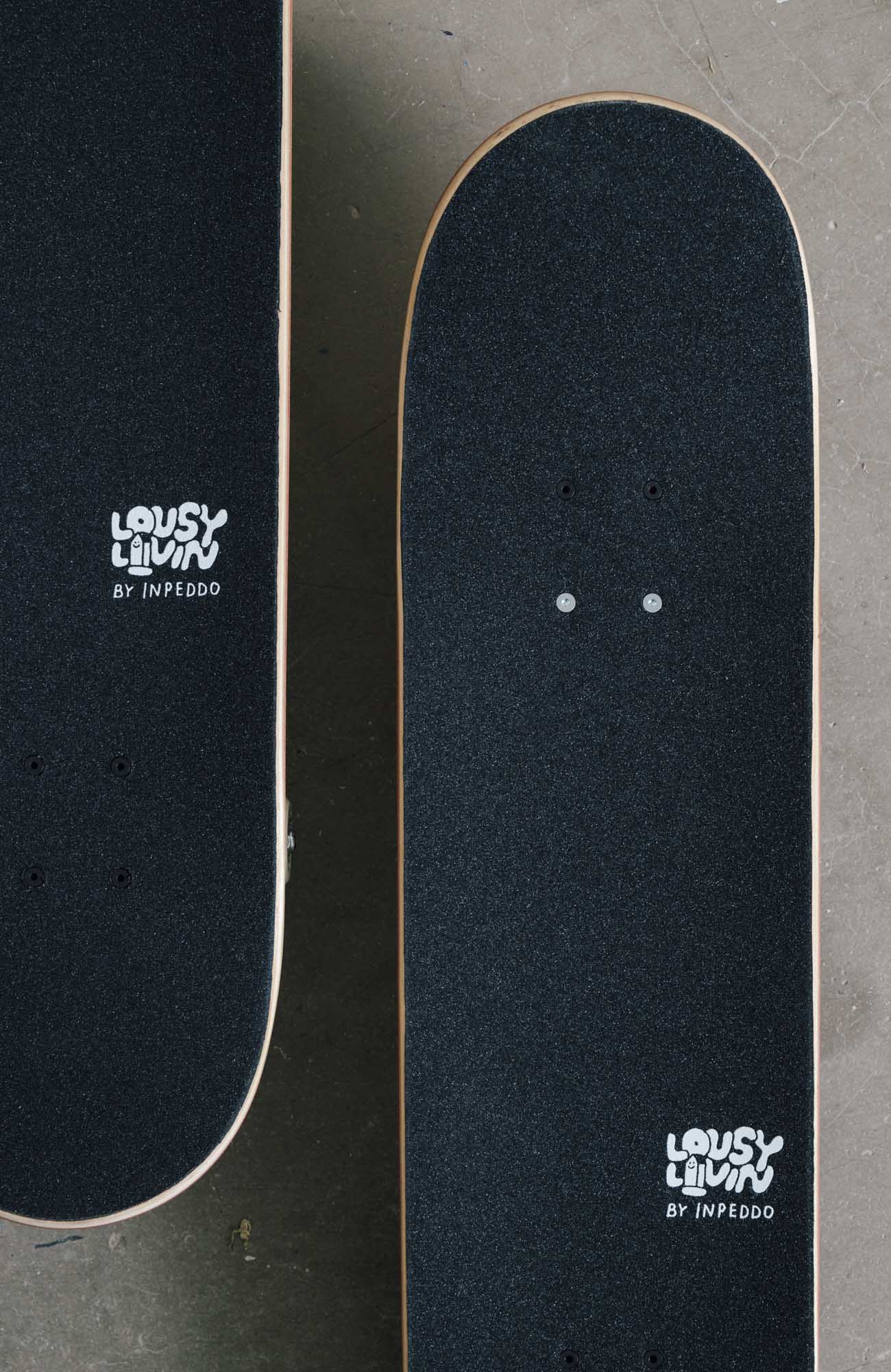 Inpeddo Skateboard Prem Complete Silver Lemon - Image 4