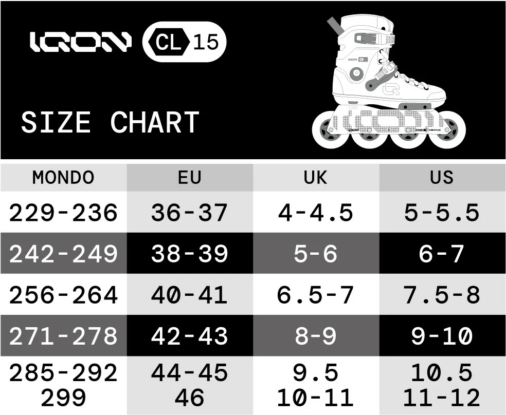 IQON Skate CL 15 Black - Image 9