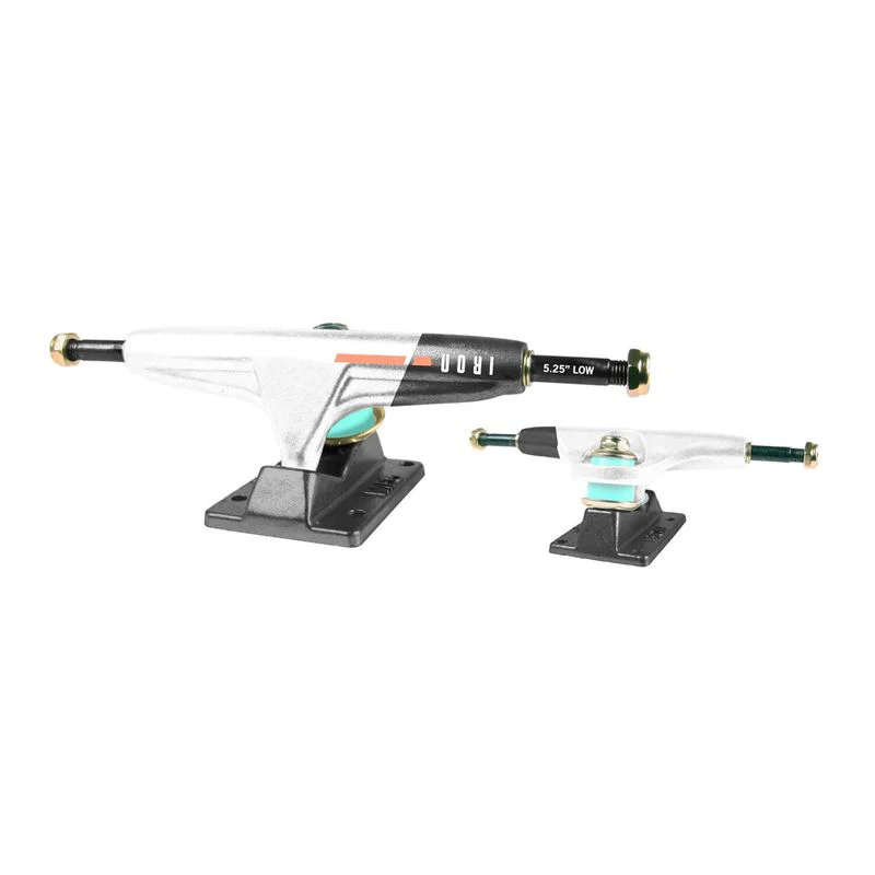 Iron Skateboard Truck Low White 5.25''