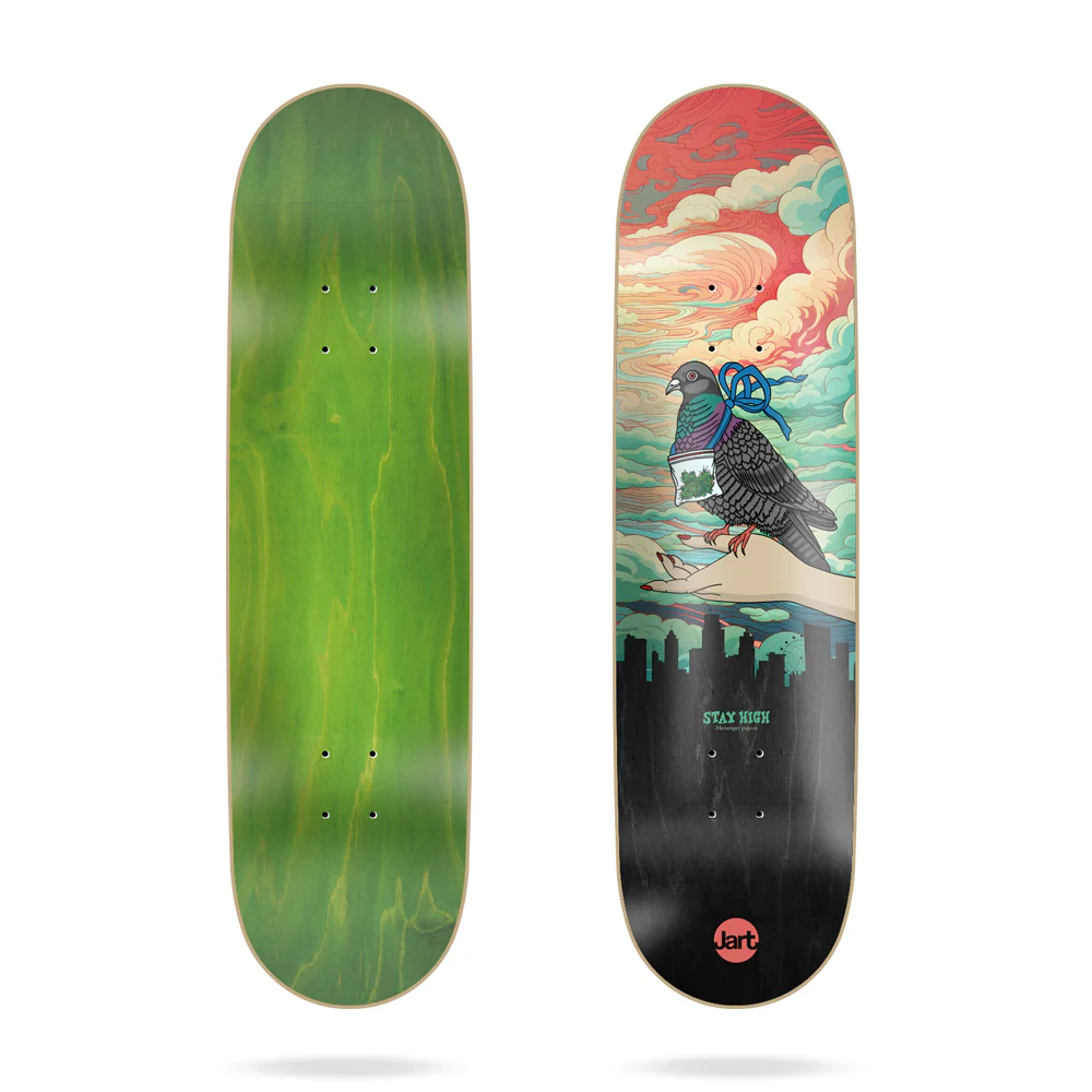 Jart Skateboard HC Deck Stay High Fried Pigeon 8.25''
