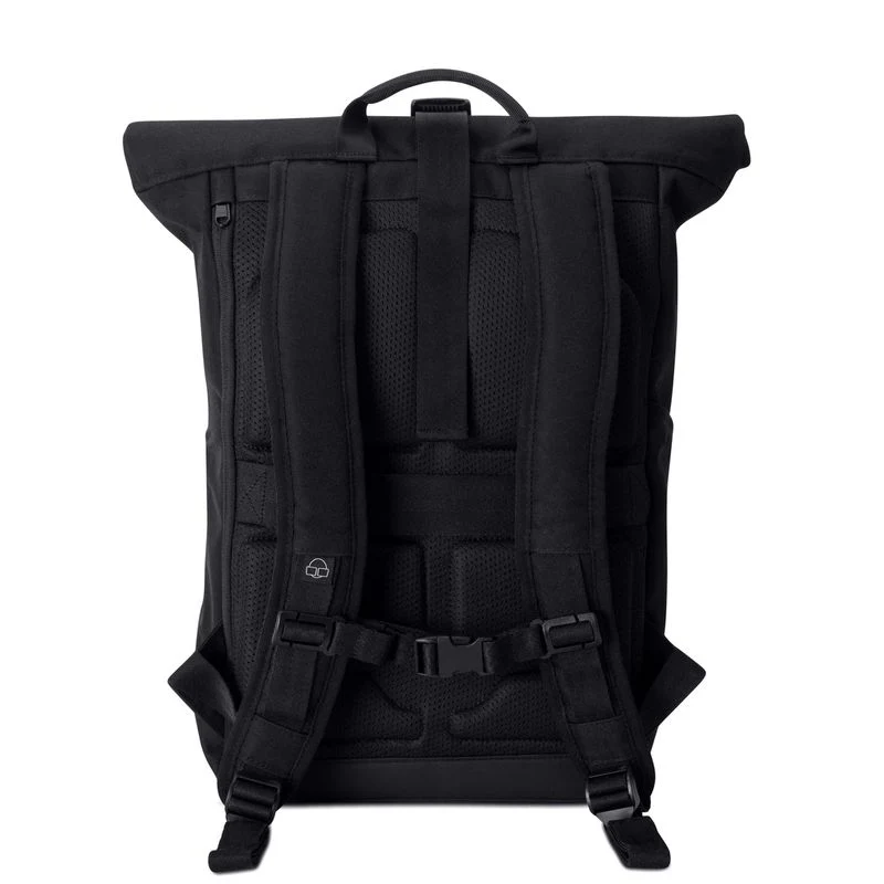 Johnny Urban Backpack Rolltop Allen Medium black - Image 3