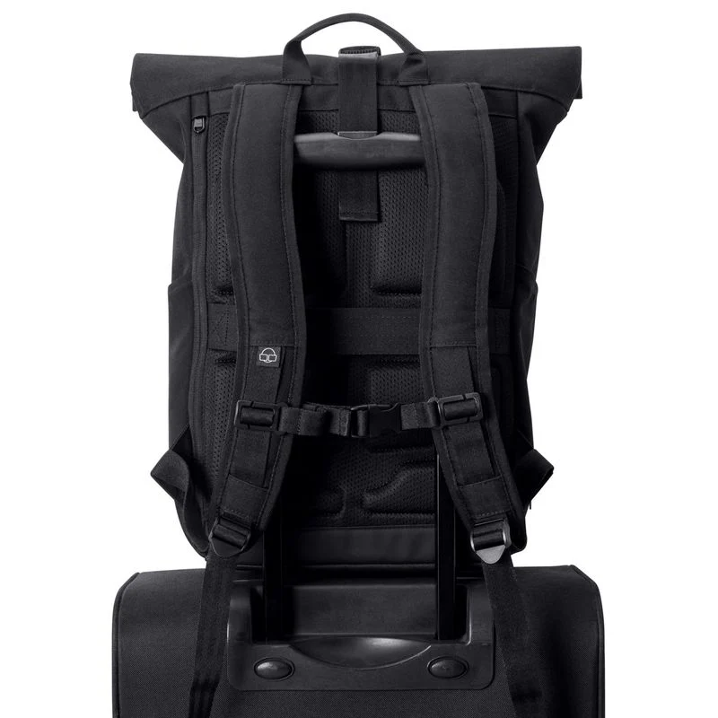 Johnny Urban Backpack Rolltop Allen Medium black - Image 7