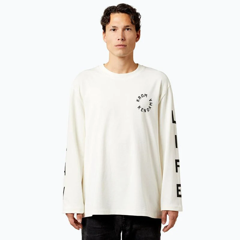 Krom Kendama Longsleeve Play Life white - Image 4