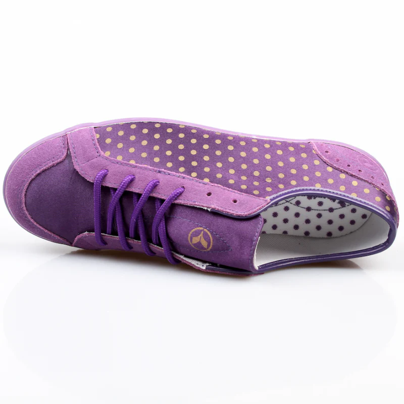 Kustom Schuhe Gemma violett / gold *Ladys* - Image 6