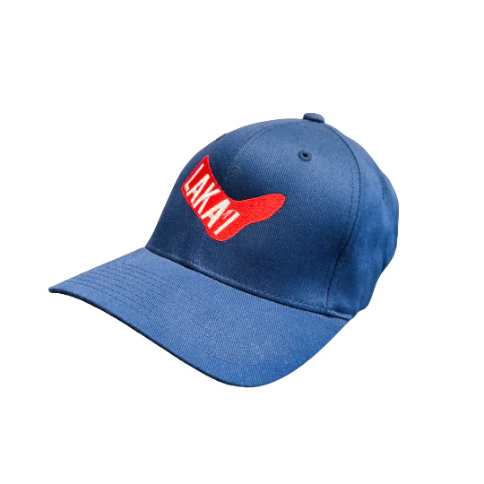Lakai Flexfit Cap Big Foot blue