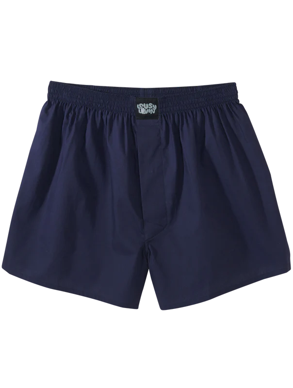 Lousy Livin Boxershorts Plain 2 Pack navy/port blue - Image 3