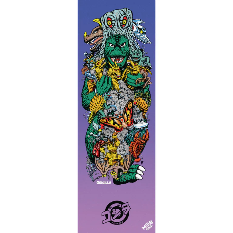Mob Grip Godzilla Kaiju Roskopp 11" Griptape Limited Edition