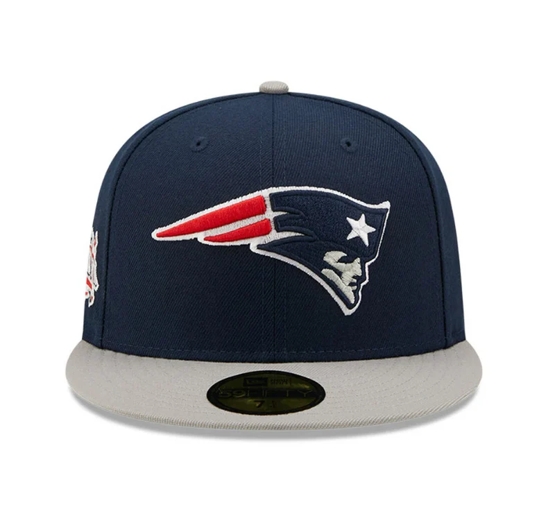 New Era 59-Fifty New England Patriots NFL Side Patch Blue - Image 2