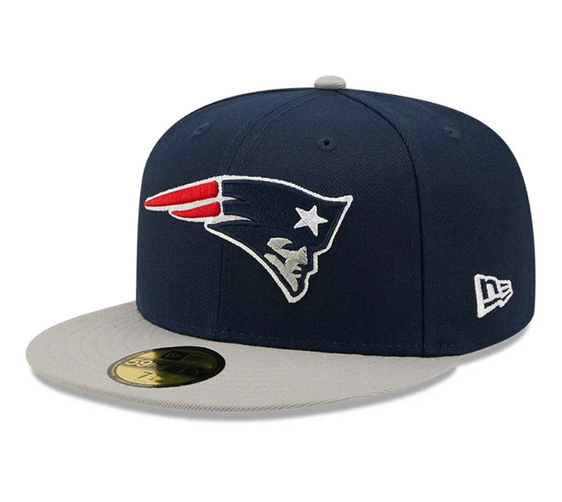New Era 59-Fifty New England Patriots NFL Side Patch Blue - Image 3