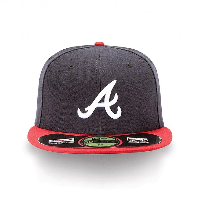 New Era Cap 59-Fifty Atlanta Braves Authentic navy/red - Image 2