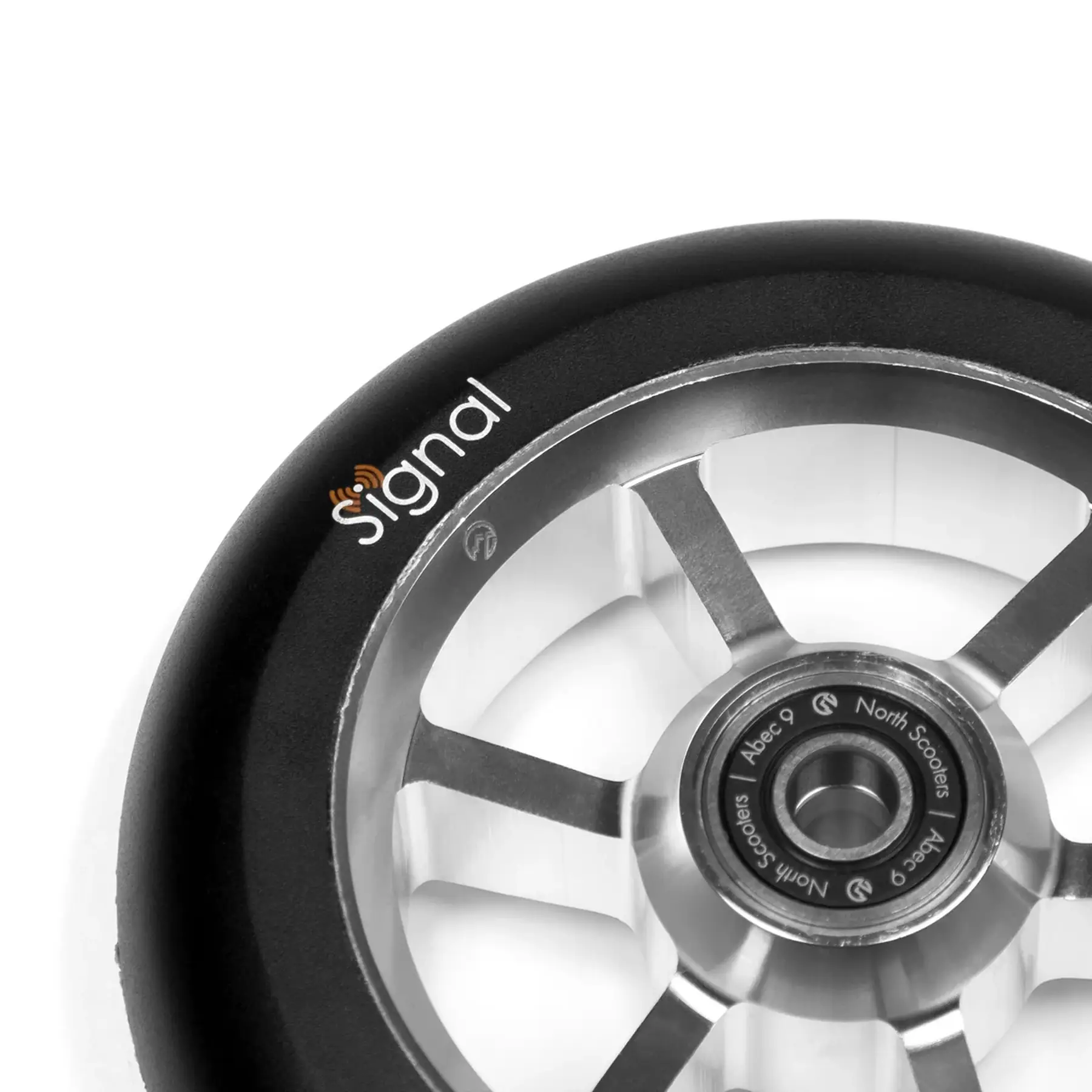 North Stunt Scooter Wheels Signal (2 Stk.) Silver/Black - Image 2