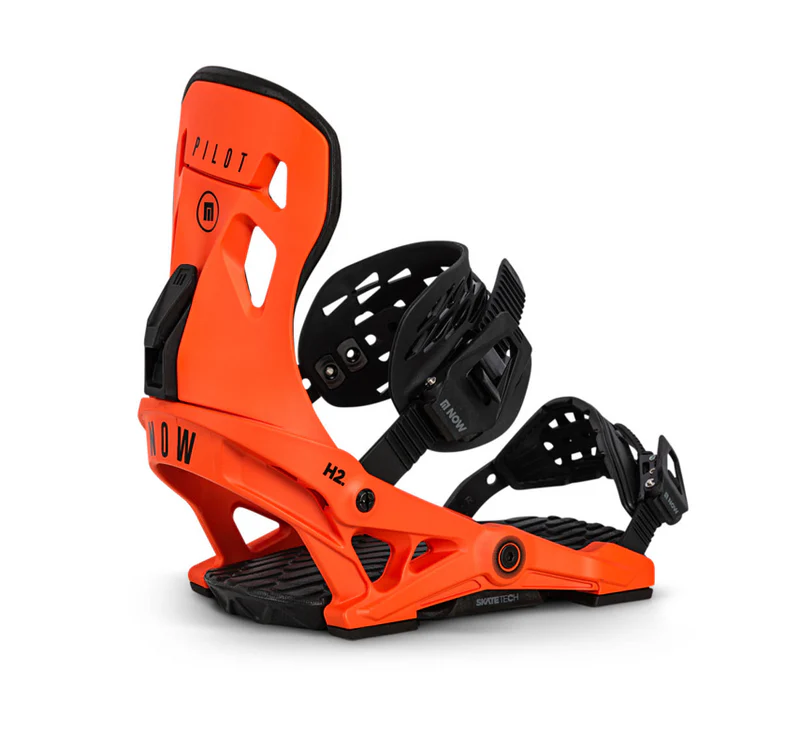 Now Snowboard Bindung Pilot Orange - Image 2
