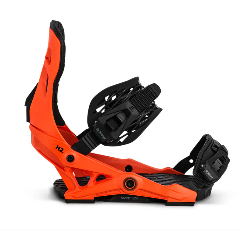 Now Snowboard Bindung Pilot Orange - Image 3
