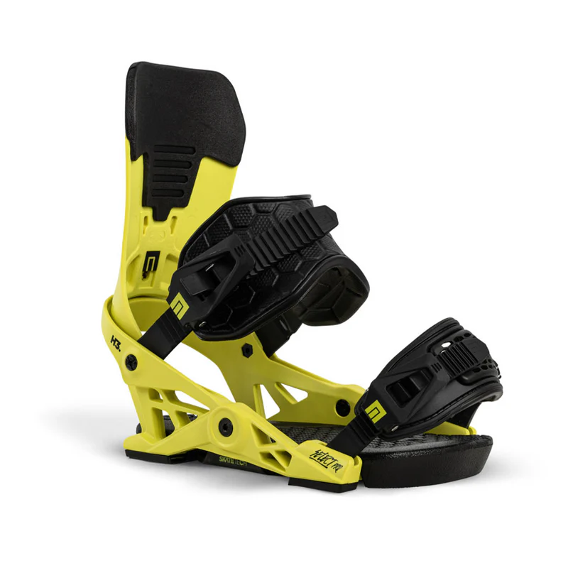 Now Snowboard Bindung Select Pro safety yellow