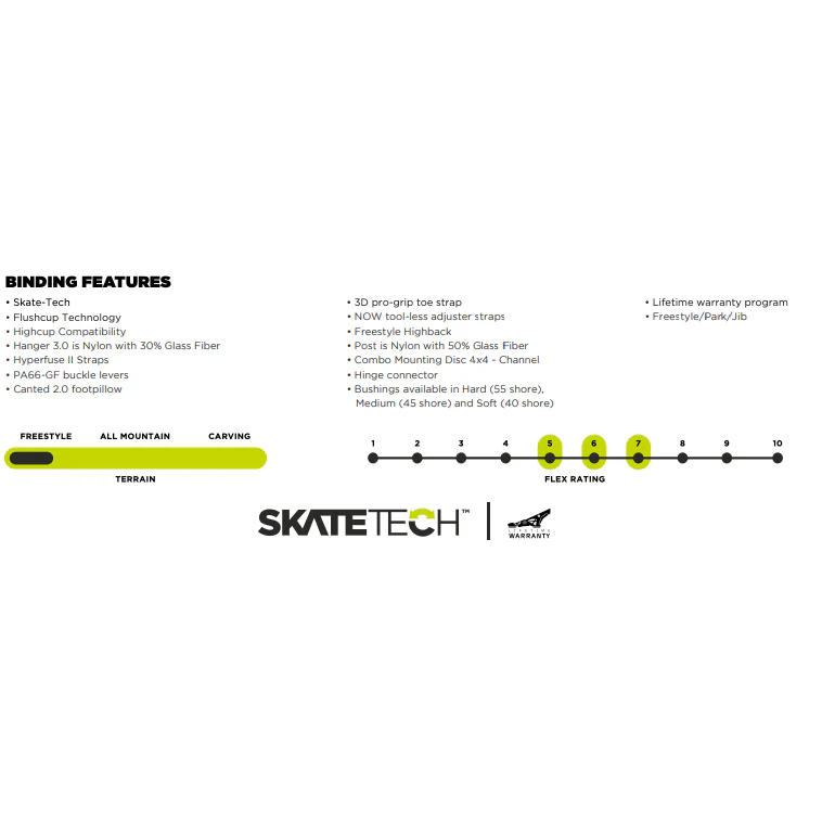 Now Snowboard Bindung Select Pro safety yellow - Image 7