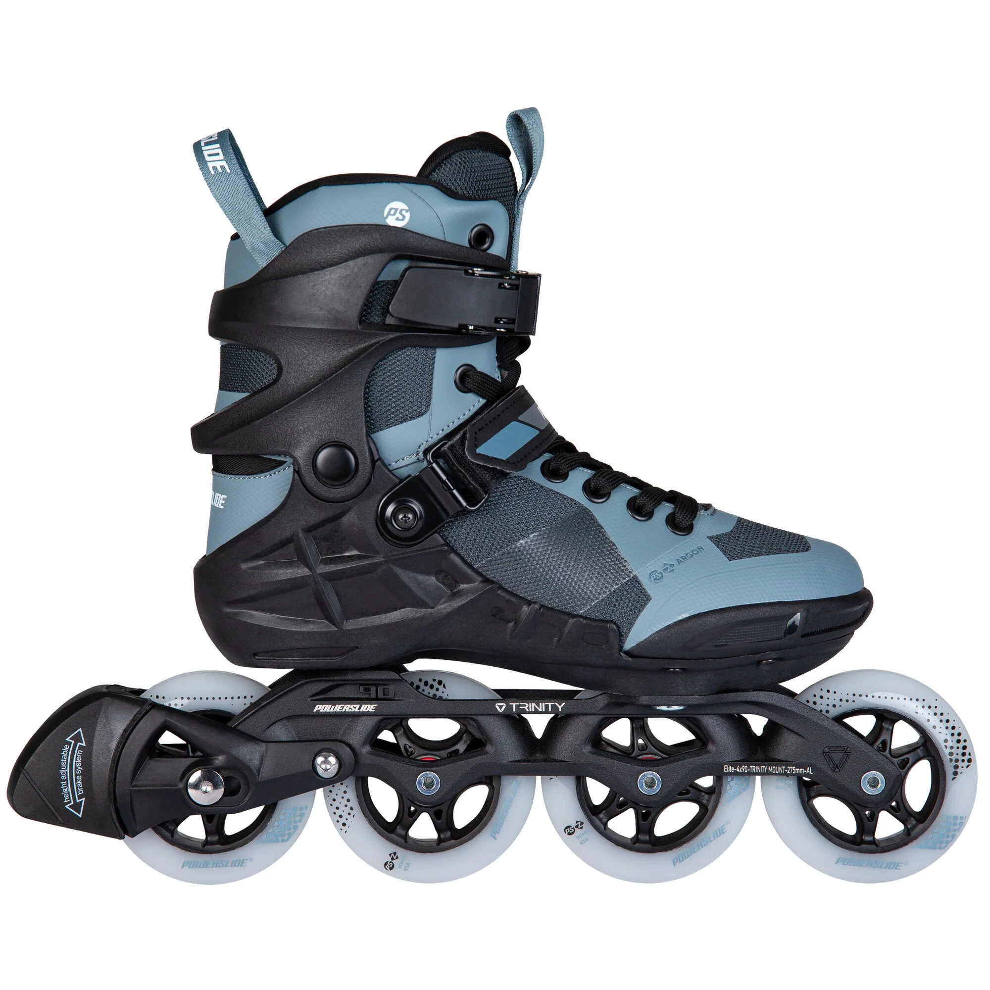 Powerslide Phuzion Argon Grey 90