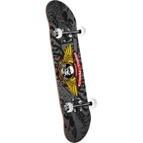 Powell-Peralta Skateboard Complete Winged Ripper silver 8.0''