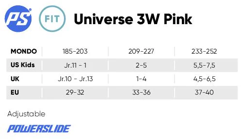Powerslide Phuzion Kids Skates Universe Pink - Image 6