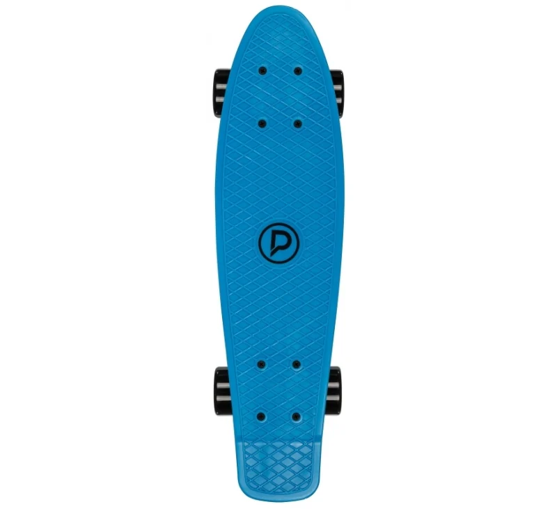 Playlife Vinylboard 22 x 6" Cyan / black Wheels - Image 2