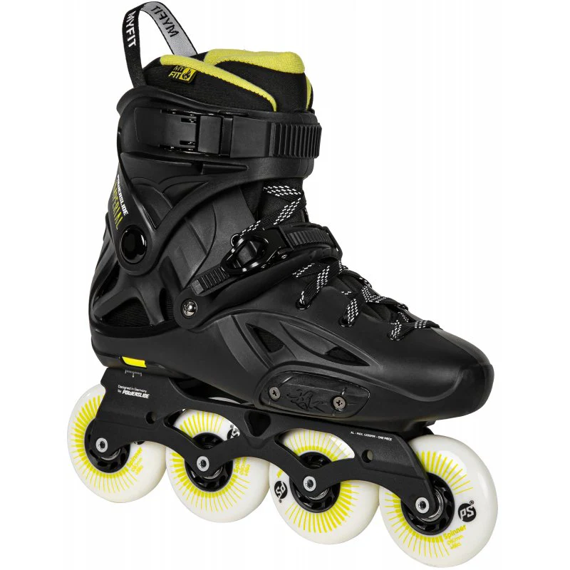 Powerslide Skates Imperial One Black Yellow 80 - Image 2
