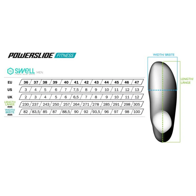 Powerslide Skates Swell Lite Black/Grey 100 - Image 7