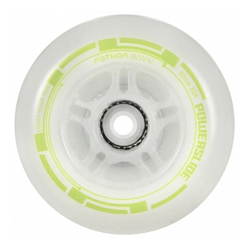 Powerslide Wheels Fothon Envy 72mm 82a green LED
