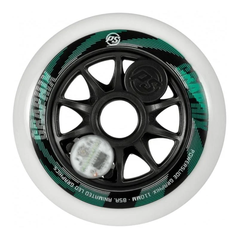 Powerslide Wheels Graphix 110mm white