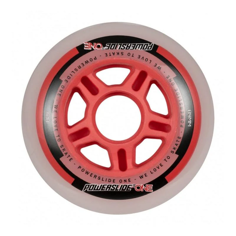 Powerslide Wheels One 84mm with Bearings/Spacer 8-Pack