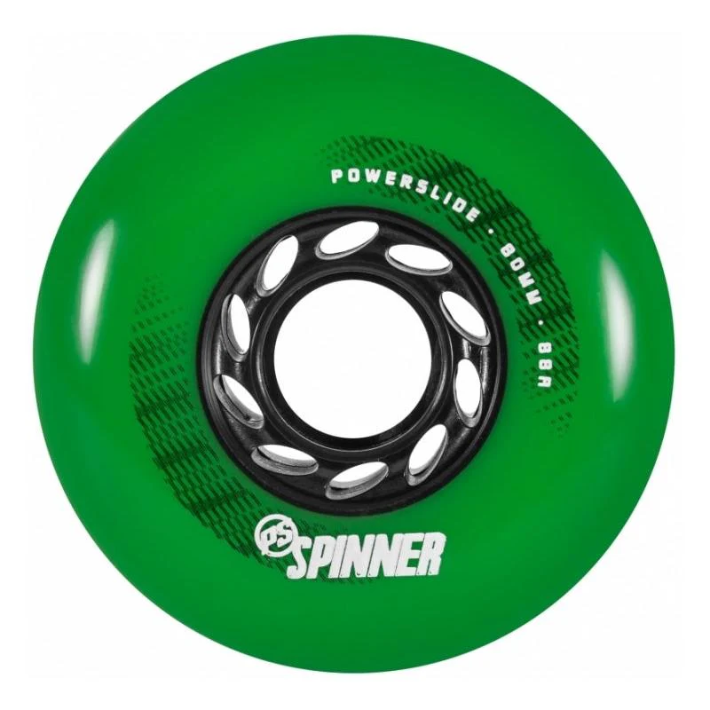 Powerslide Wheels Spinner 80mm 88a green