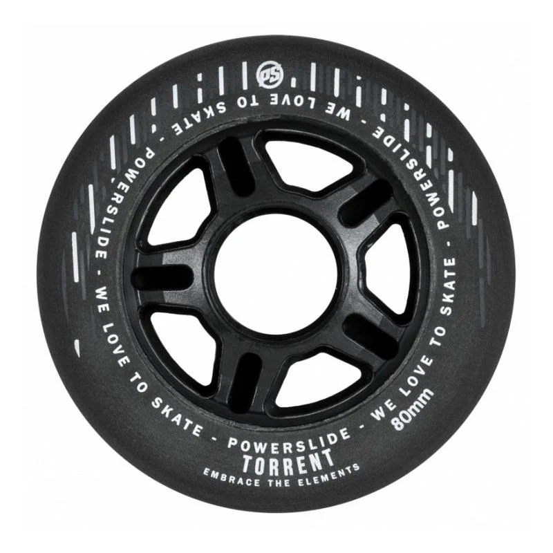 Powerslide Wheels Torrent Rain 80mm/84a black