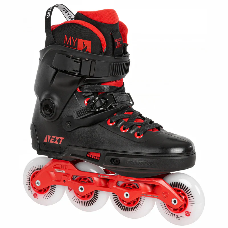 Powerslide Skates Next Black Red 80 - Image 5