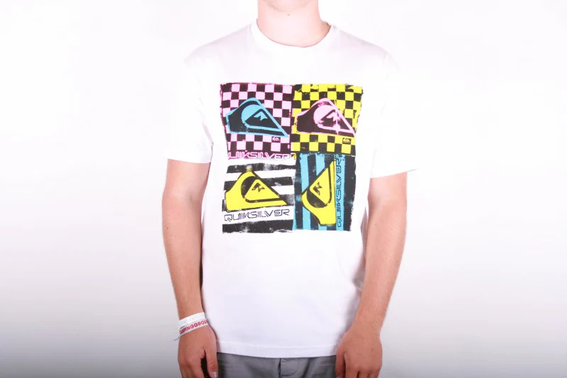 Quiksilver T-shirt Smashmouth White