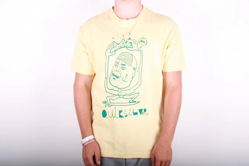 Quiksilver T-shirt The King of Truck yellow