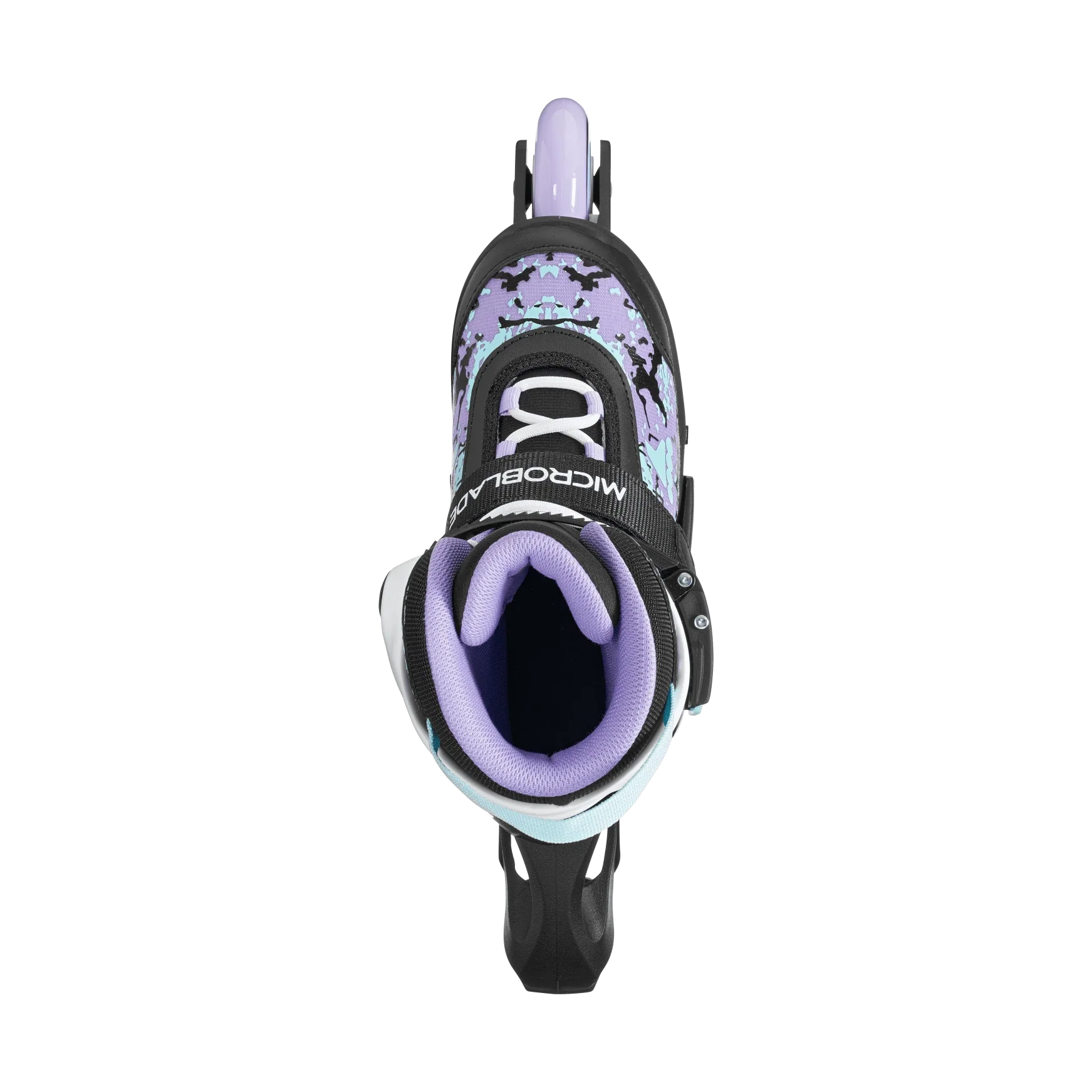 Rollerblade Kids Skate Microblade SL 26 Black/Lavender/Light Blue - Image 5