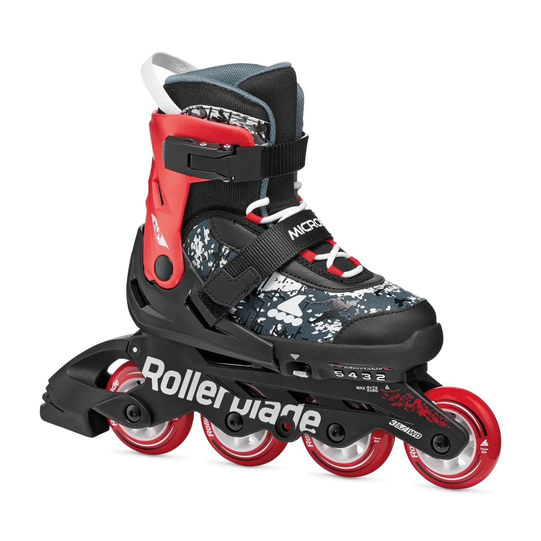 Rollerblade Kids Skate Microblade SL 26 Black/Red