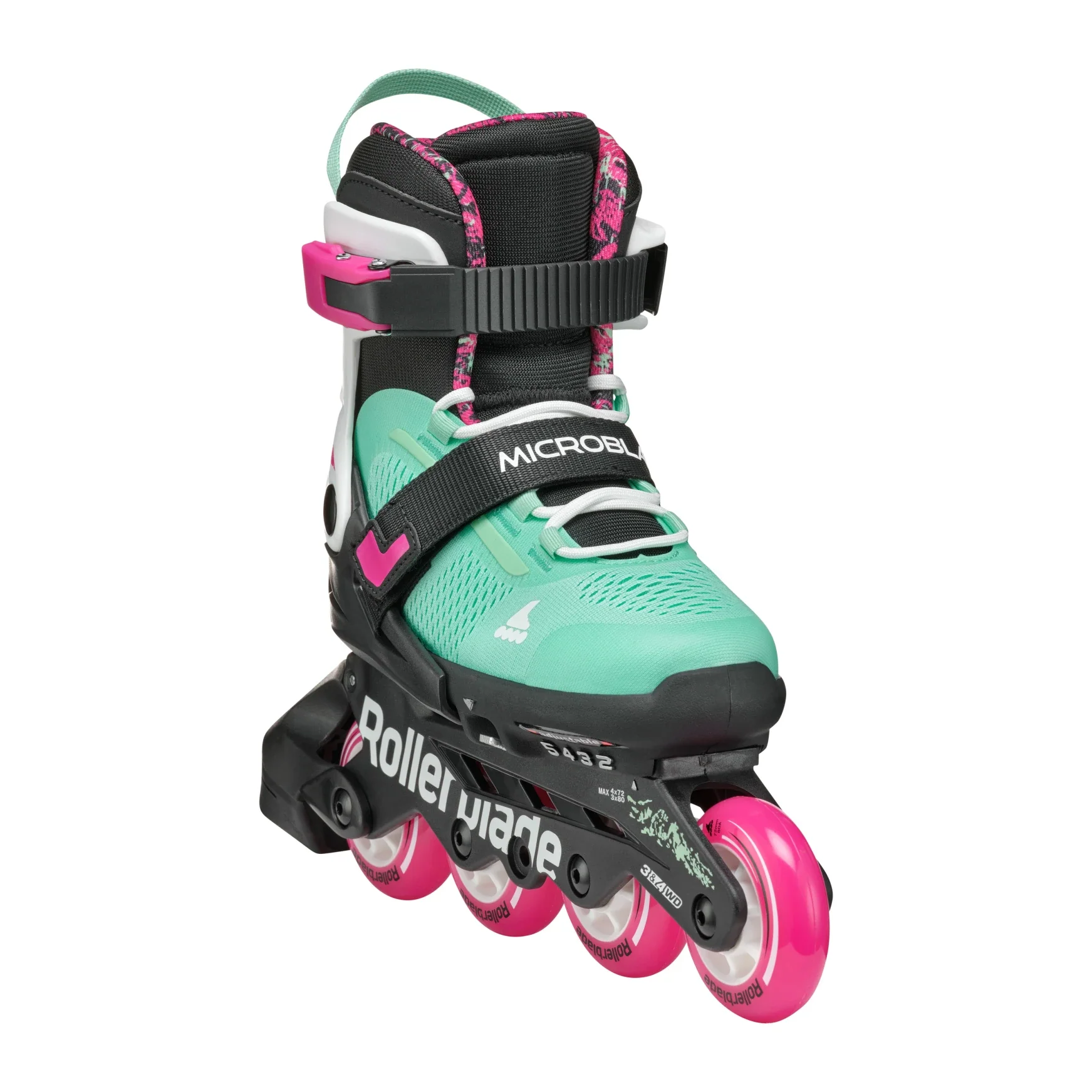 Rollerblade Microblade XT Black/Sea green - Image 4