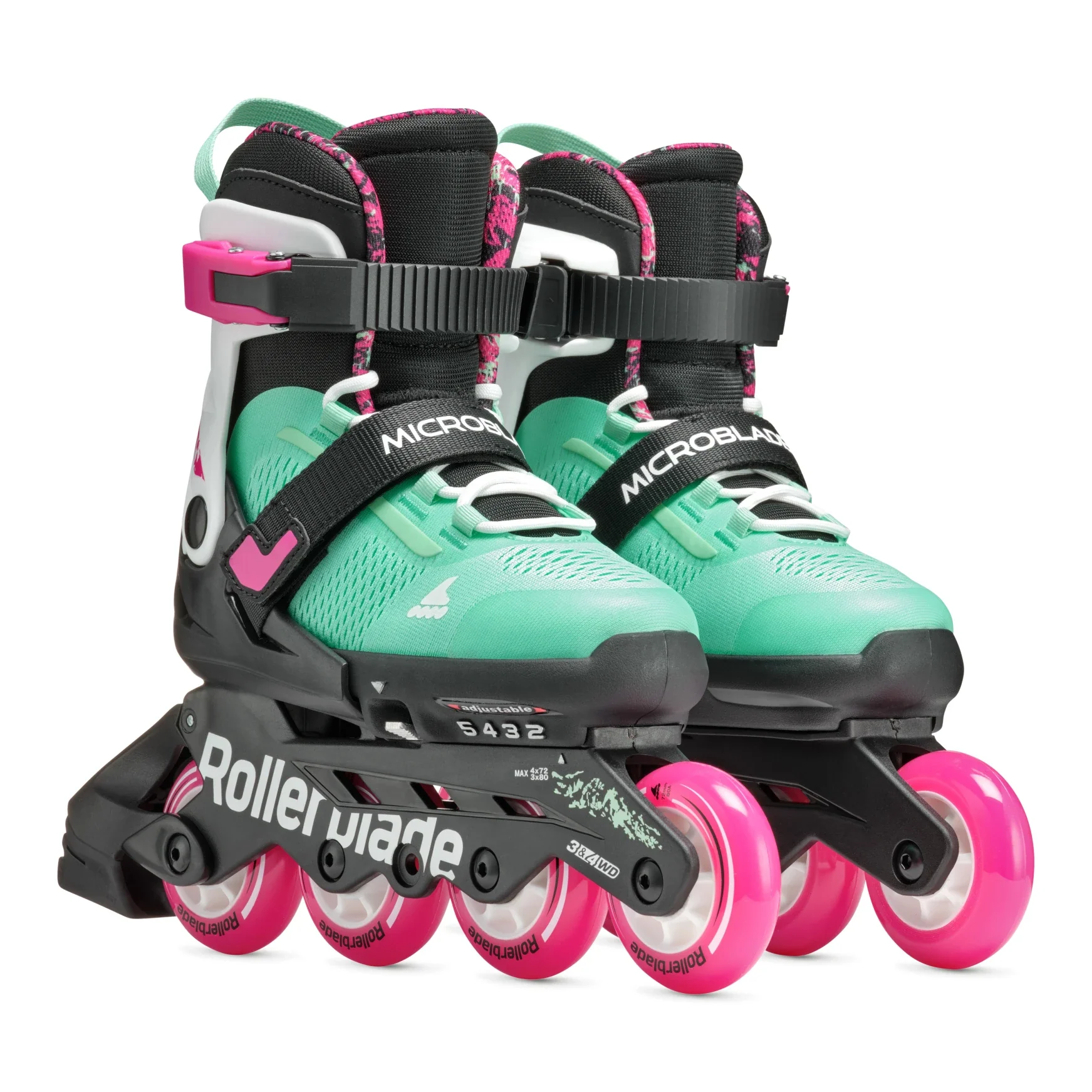 Rollerblade Microblade XT Black/Sea green - Image 7