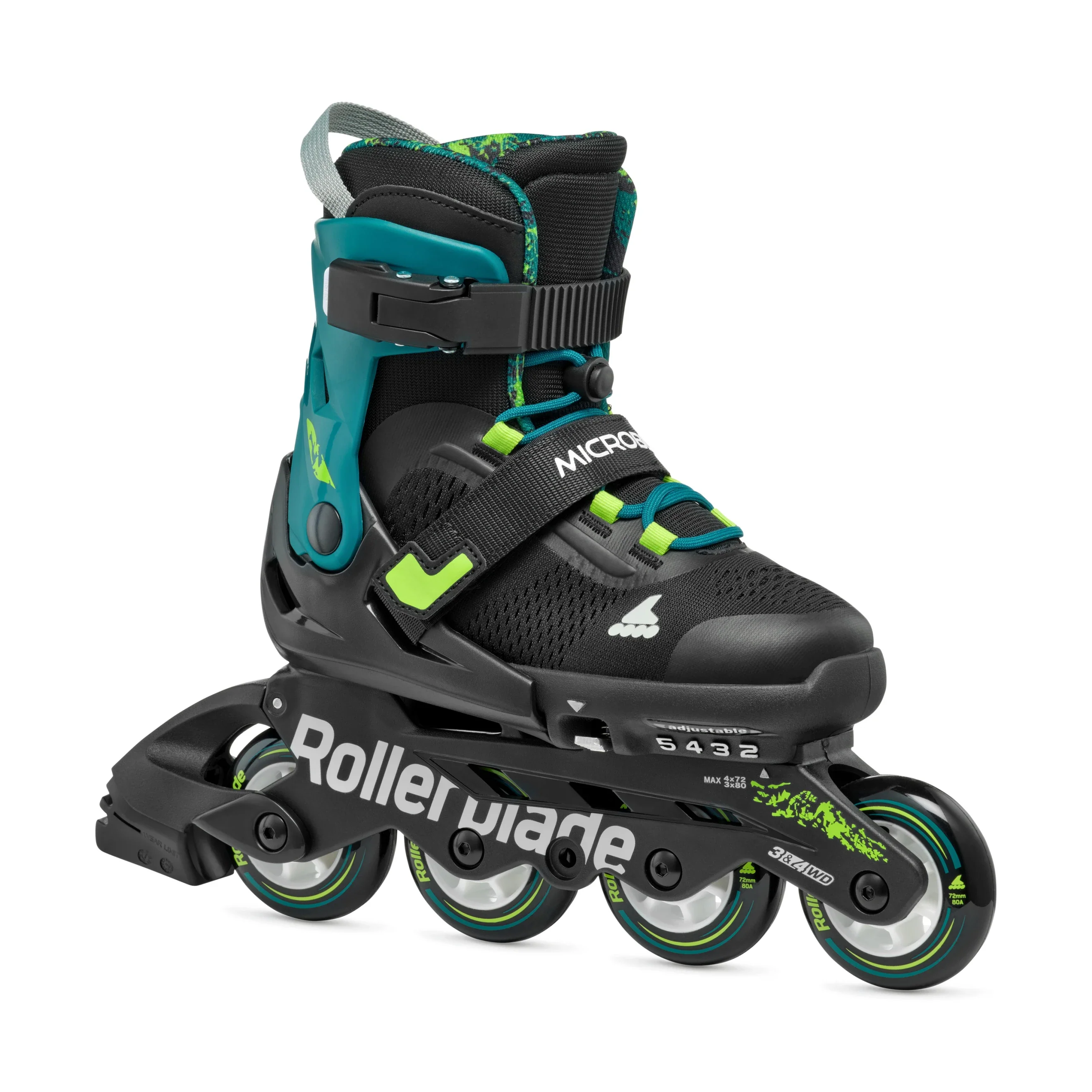 Rollerblade Microblade XT Black/Petrol Green