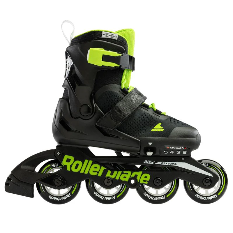 Rollerblade Skates Microblade black/green - Image 3