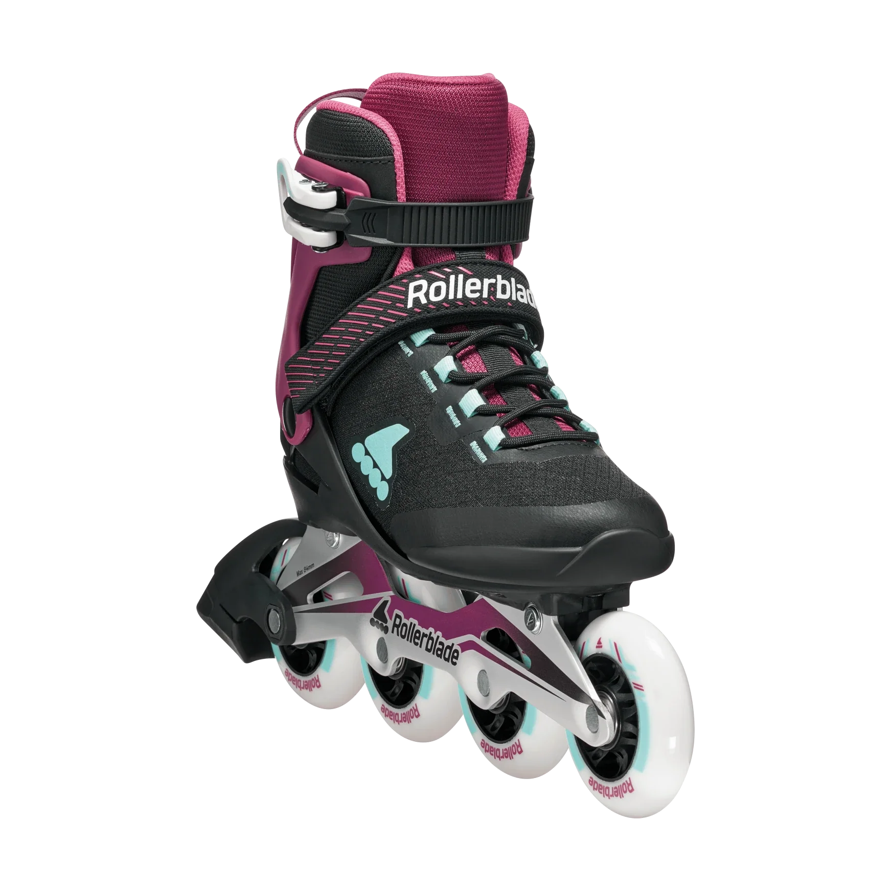 Rollerblade Skates Macroblade 84 BOA W Schwarz/Burgund/Ozeangrün - Image 2