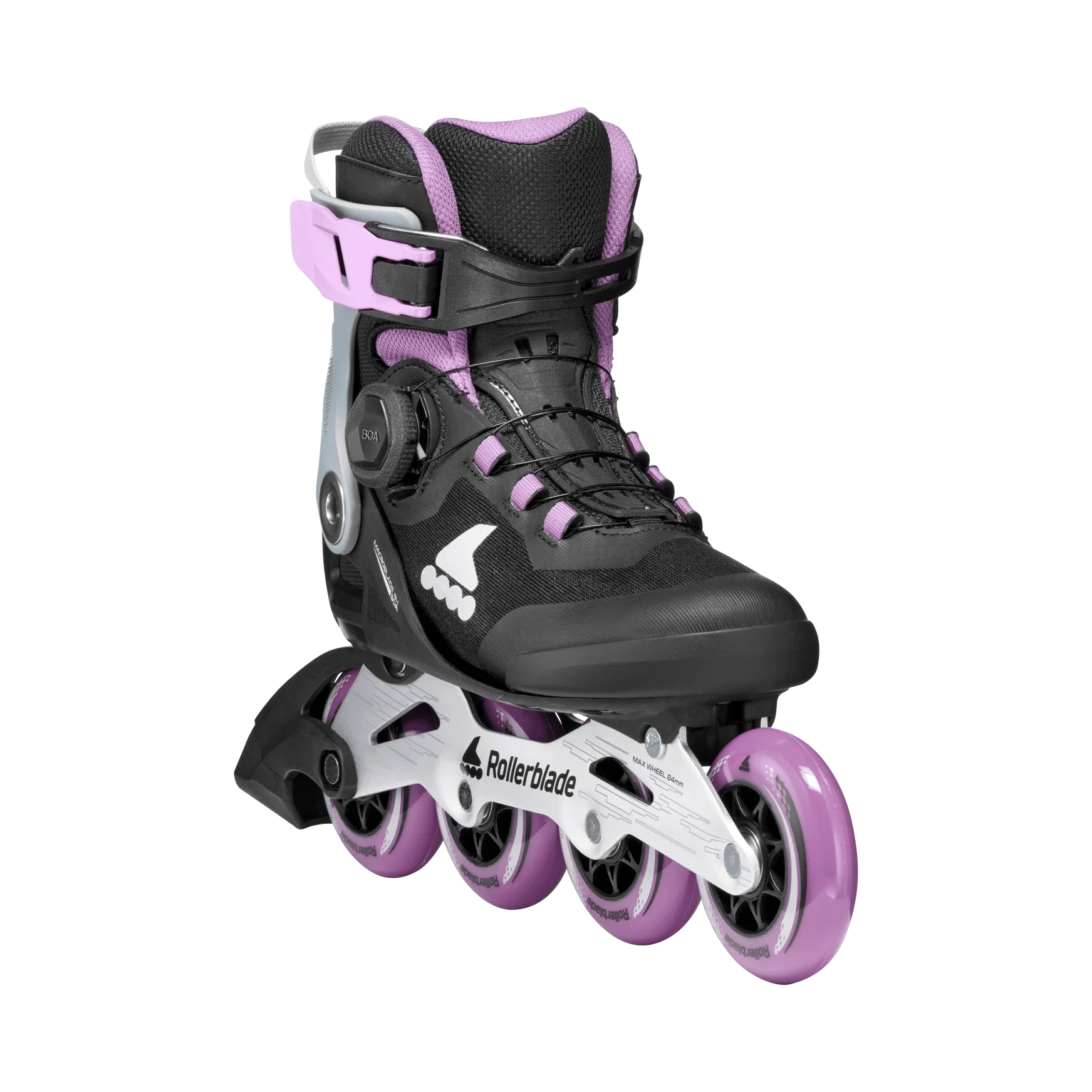 Rollerblade Skates Macroblade 84 BOA W Schwarz/Lavandel/Blau/Sternblume - Image 2